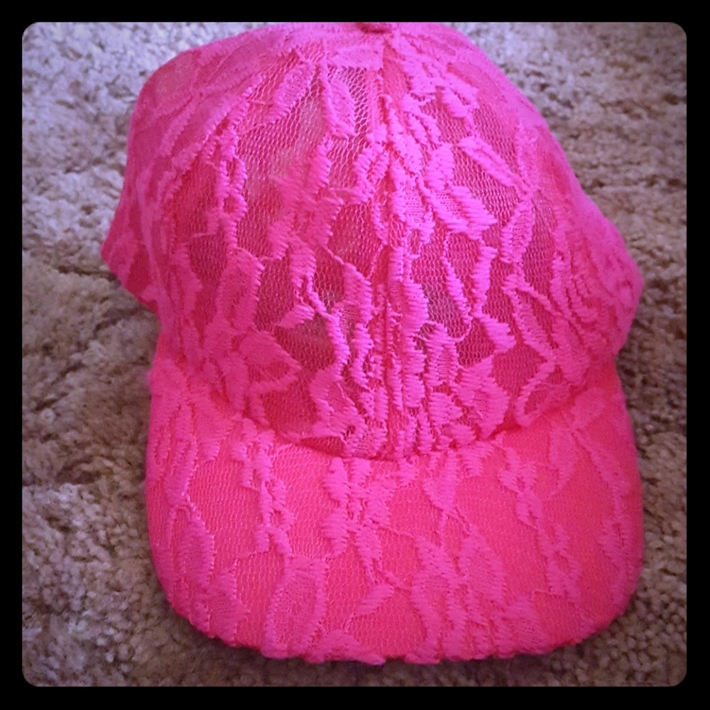 Pink hat
